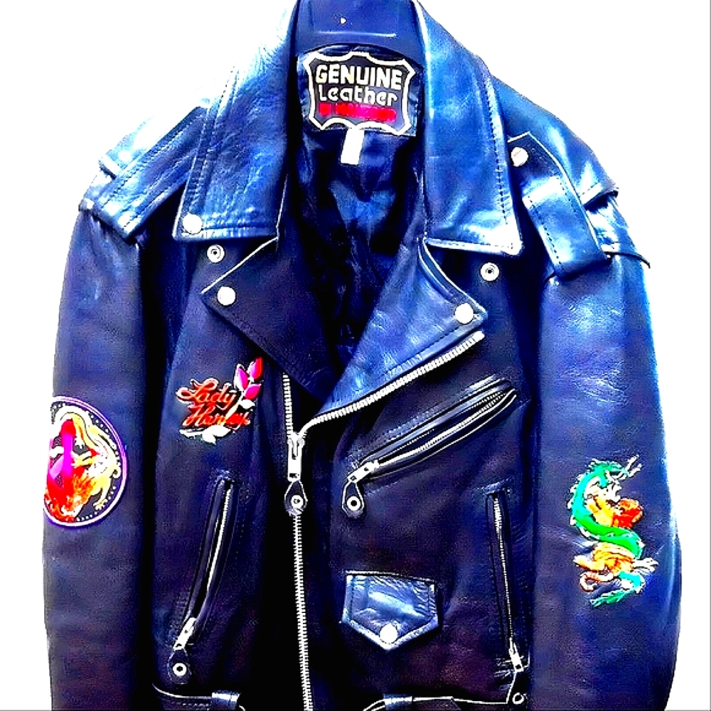 💥Gorgeous💥 Harley-Davidson Lady Harley Heavy Leather Motorcycle Jacket Size XL - Picture 13 of 13